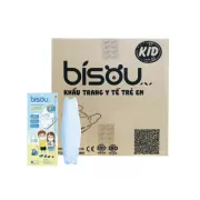 Khẩu Trang Trẻ Em Bisou KF94 Xanh